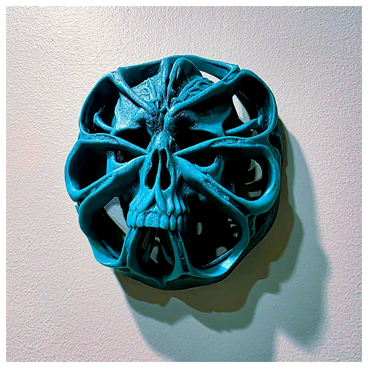 Moon Skull Decor Wall Hanging Ornament Indoor Wall Art Skull Decoration Hanging Accessory Gothic Room Decor