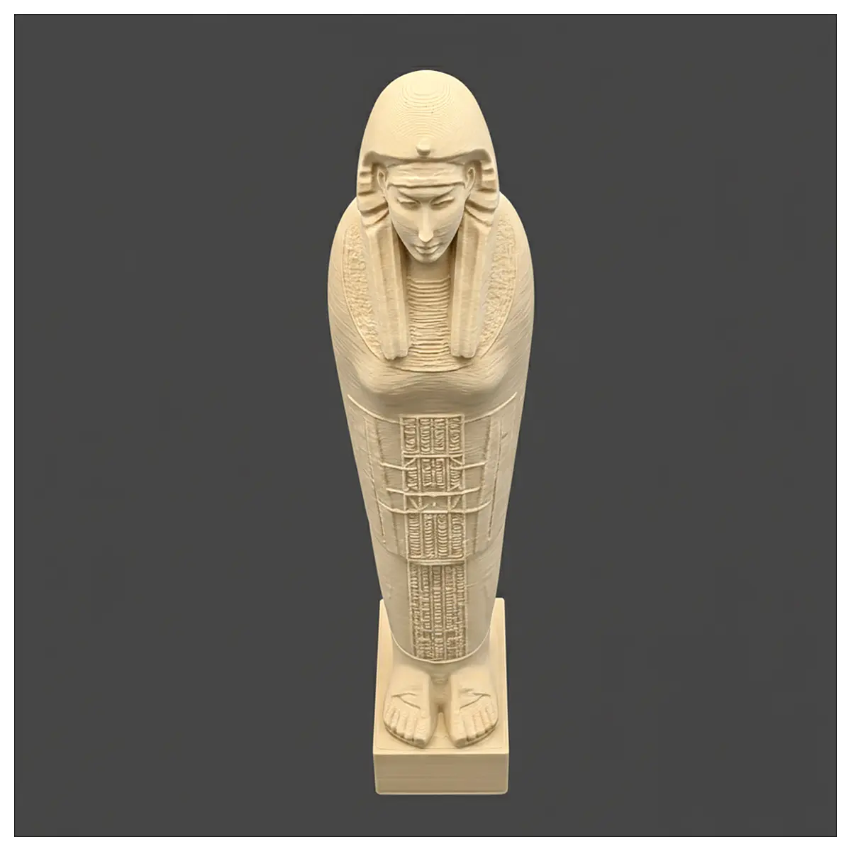 Ancient Egyptian Sarcophagus Statue Pharaoh Tomb Decoration Egyptian Artifact Stone Sculpture Art Ancient Civilization Collectibles