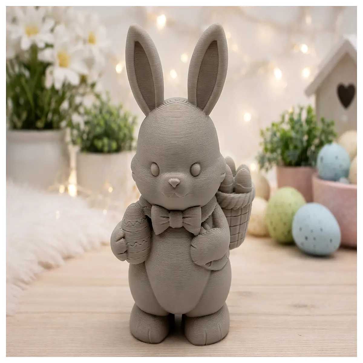Easter Bunny Basket Decorations Kids Gift Easter Basket Creative Gift Surprise Basket