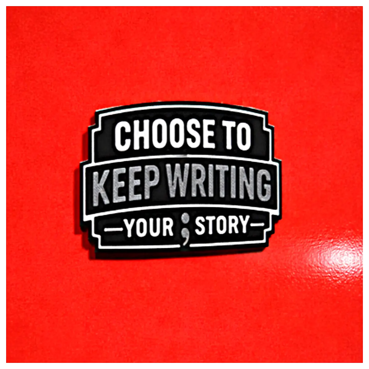 inspirational story magnet motivational quote fridge sticker positive affirmation writer journaling decor success mindset home office accesso