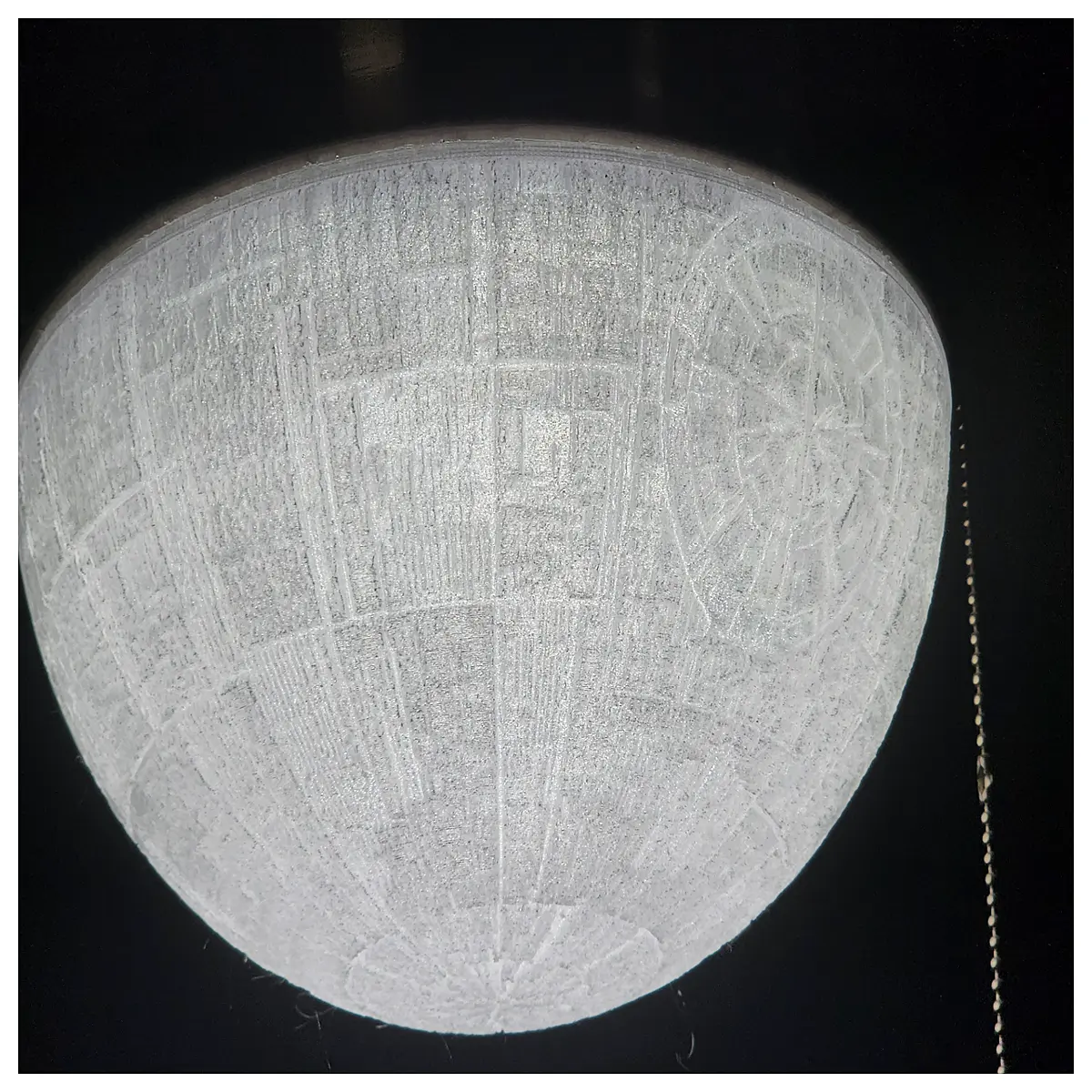 Death Star Ceiling 44 Inch Bedroom Living Room Decor Shade Accessories Replacement Bulbs