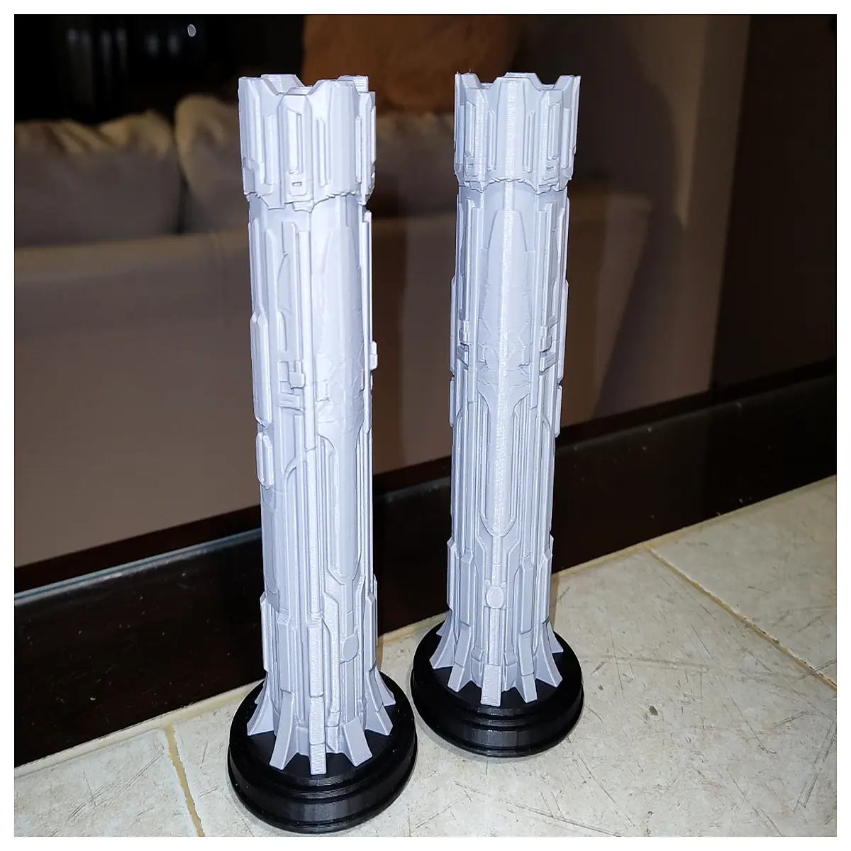 Futuristic Sci Fi Column Model Display Stand Decoration Desktop Ornament Art Sci Fi Exhibit Tech Aesthetic Creative Gift Scene Setting Props Accessori
