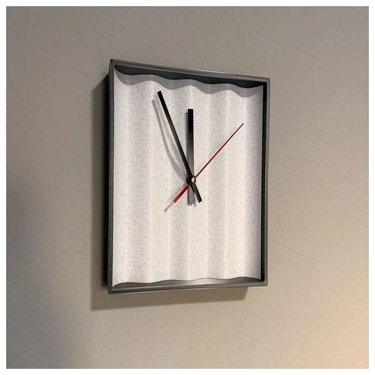 Wave Wall Clock Decorative Clock Ocean Wave Clock for Living Room Bedroom Desk Decor Hanging Clock Water Wave Clock