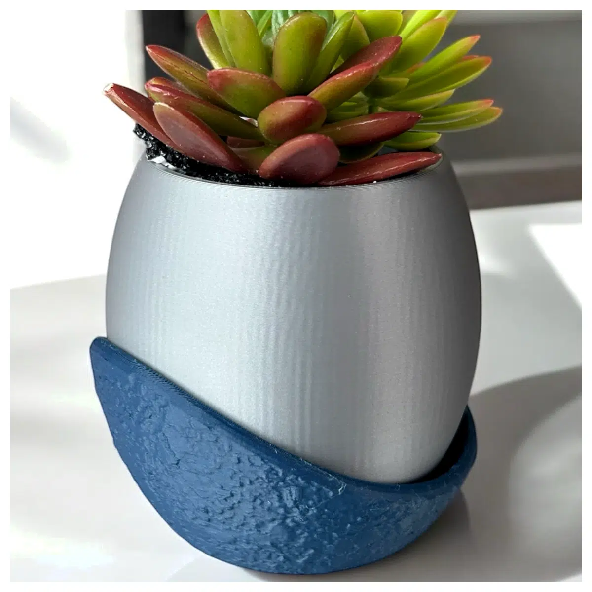 simple ceramic flower pot with drainage tray and saucer for indoor plants succulents cactus home decor