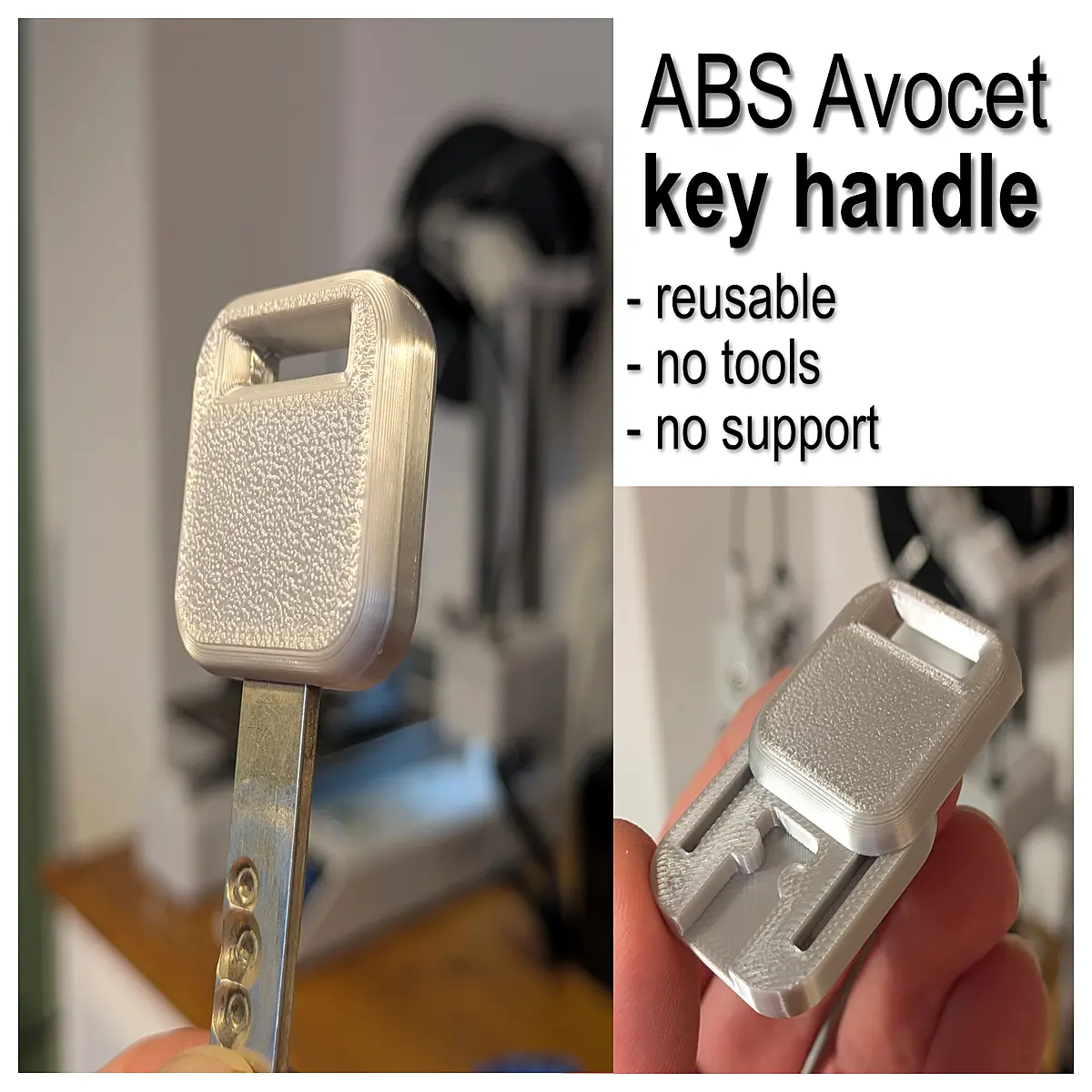 abs avet key blank replacement head fob shell for fishing reel spare parts