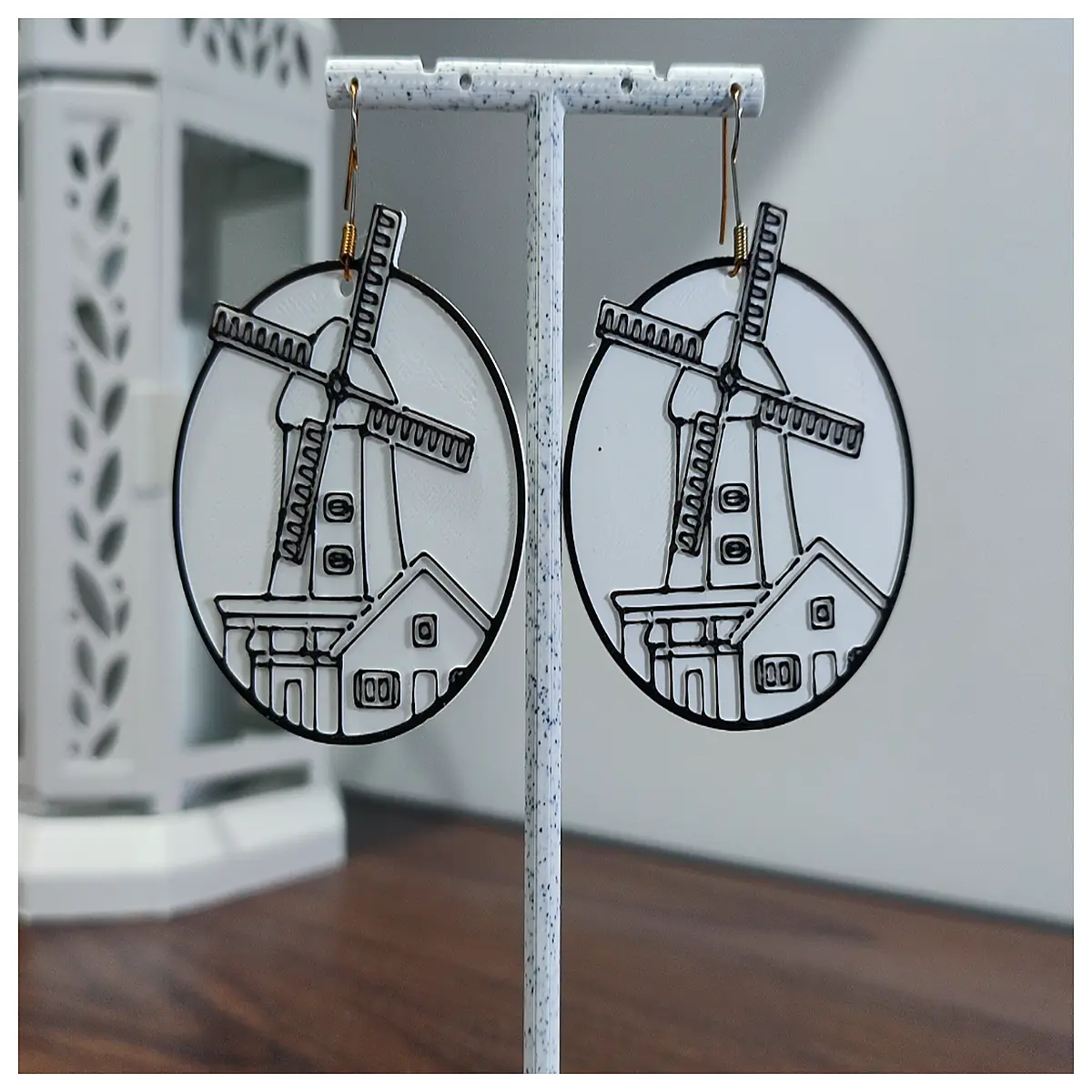 Holland Skyline Earrings Women s Style Trendy Earrings Elegant Accessories Decorative Earrings Fashion Jewelry