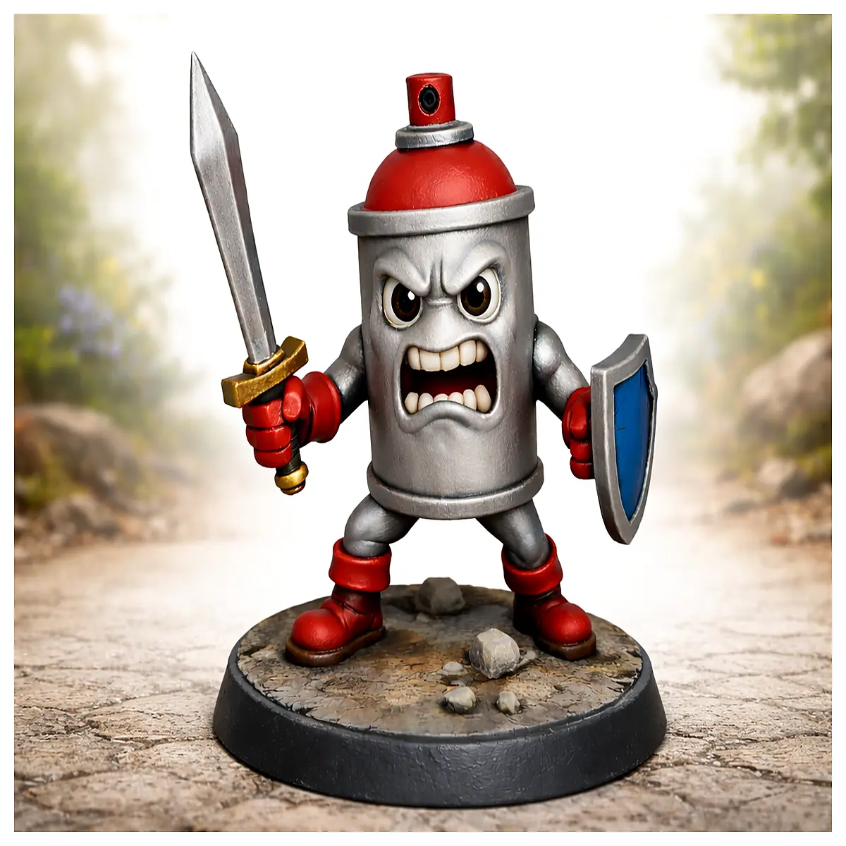 Angry Can D D Mini Model Toys Battle Heroes Tabletop Gaming Accessories Character Figures Collectibles
