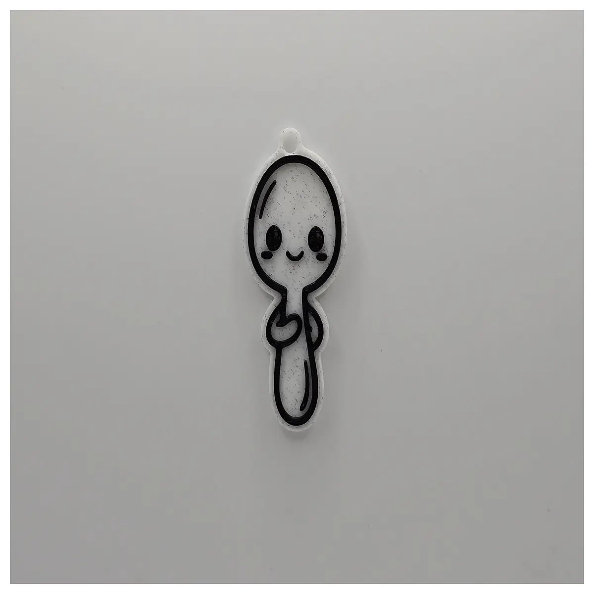 Cute Spoon Charm Keychain Creative Cartoon Small Spoon Decoration Phone Charm Backpack Charm Gift Accessory