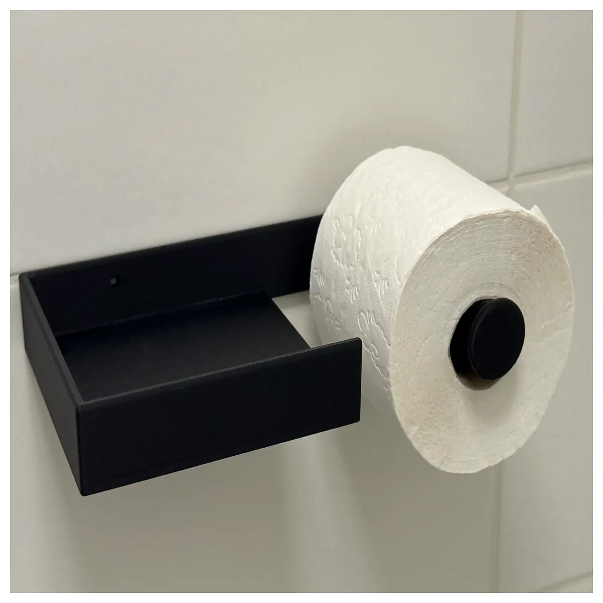 Toilet Paper Holder Open Shelf Bathroom Storage Unit Toilet Accessories Shelf Wall Mounted Holder