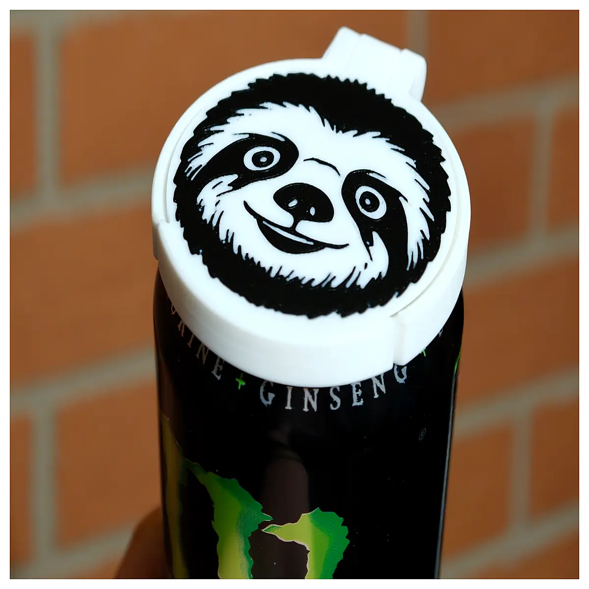 cute sloth mug lid with straw cute animal coffee cup cover leak proof reusable plastic lid for travel tumbler