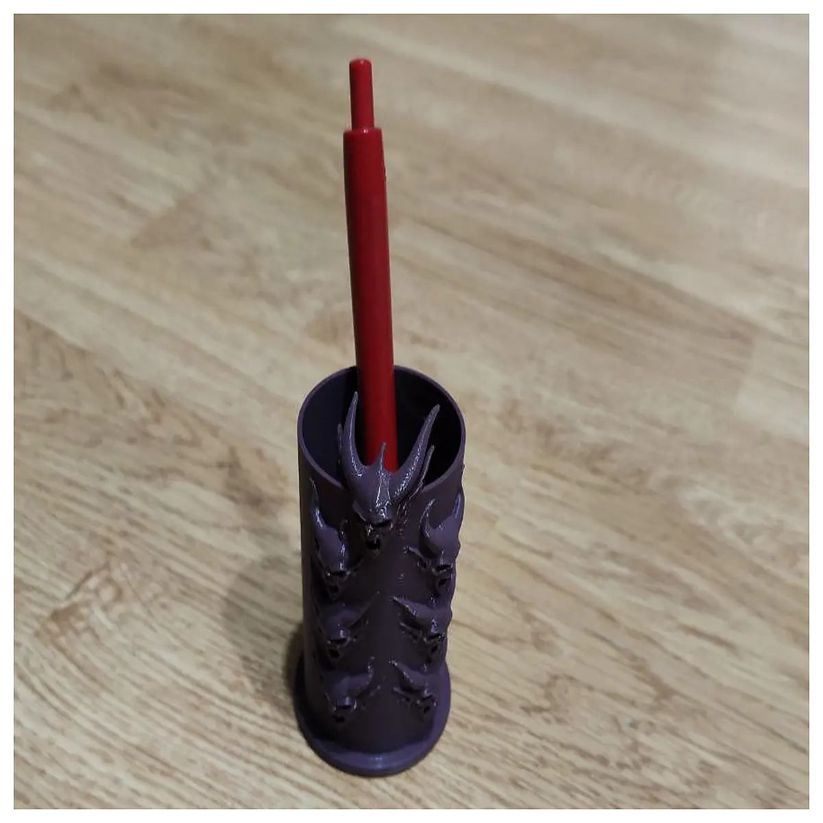 Demon Pencil Holder Creative Desk Decor Office Study Room Small Figurine Pen Case Accessory Demon Design