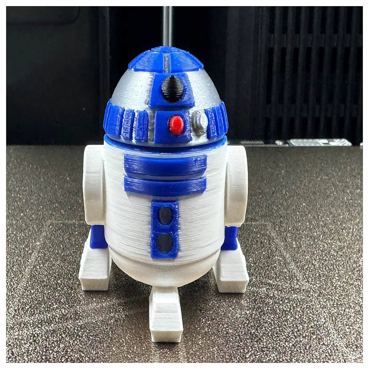 Mini R2D2 Model Toy Sci Fi Robot Collectible Kids Gift Birthday Present Space Theme Electronic Sound Role Play