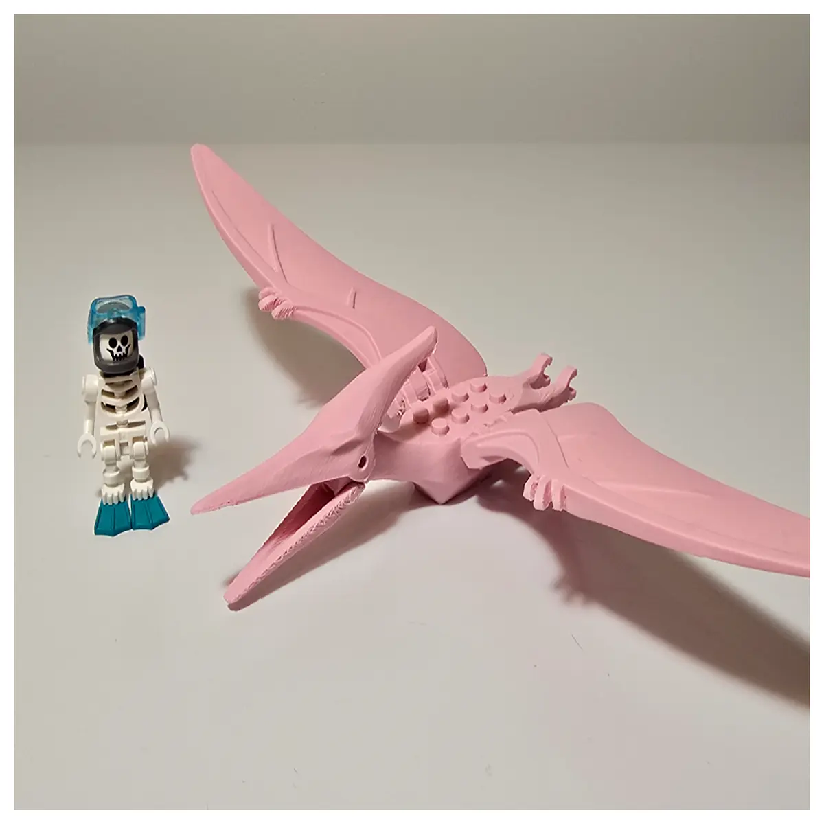 Building Block Jawsless Wing Dragon Model Toy Flying Aircraft Construction Assembly Puzzle Toys Creative