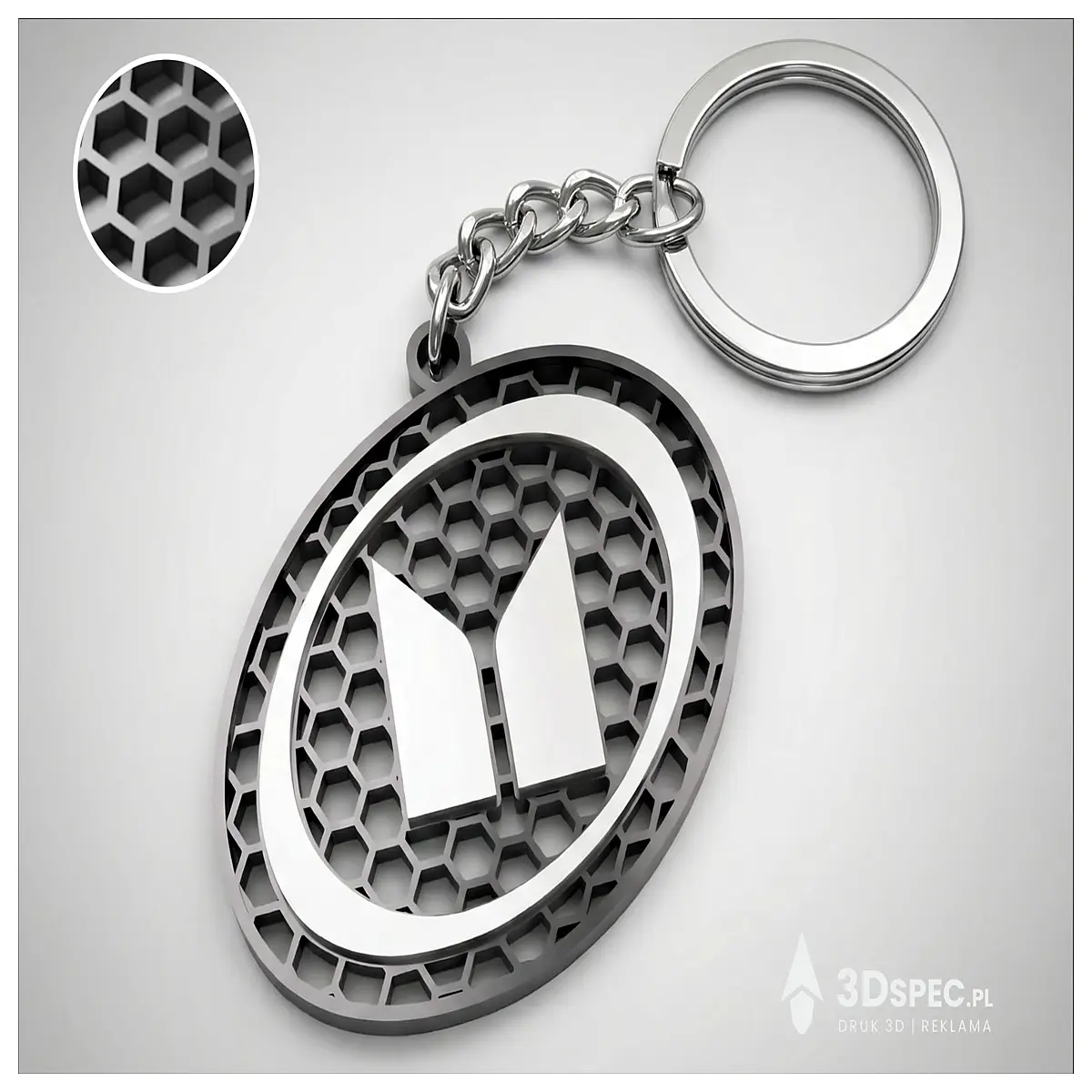 Honeycomb Keychains Car Decoration Auto Accessories Keychain Car Owner Gift Car Novelties