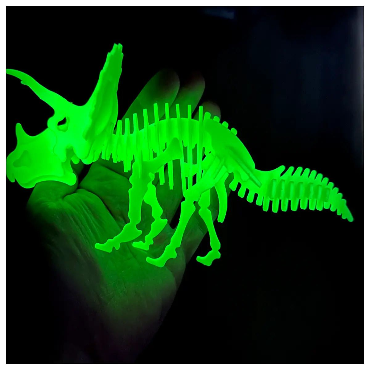 Triceratops Dinosaur Model Assembly Set Kids Dinosaur Collection Puzzle Toys Educational Games