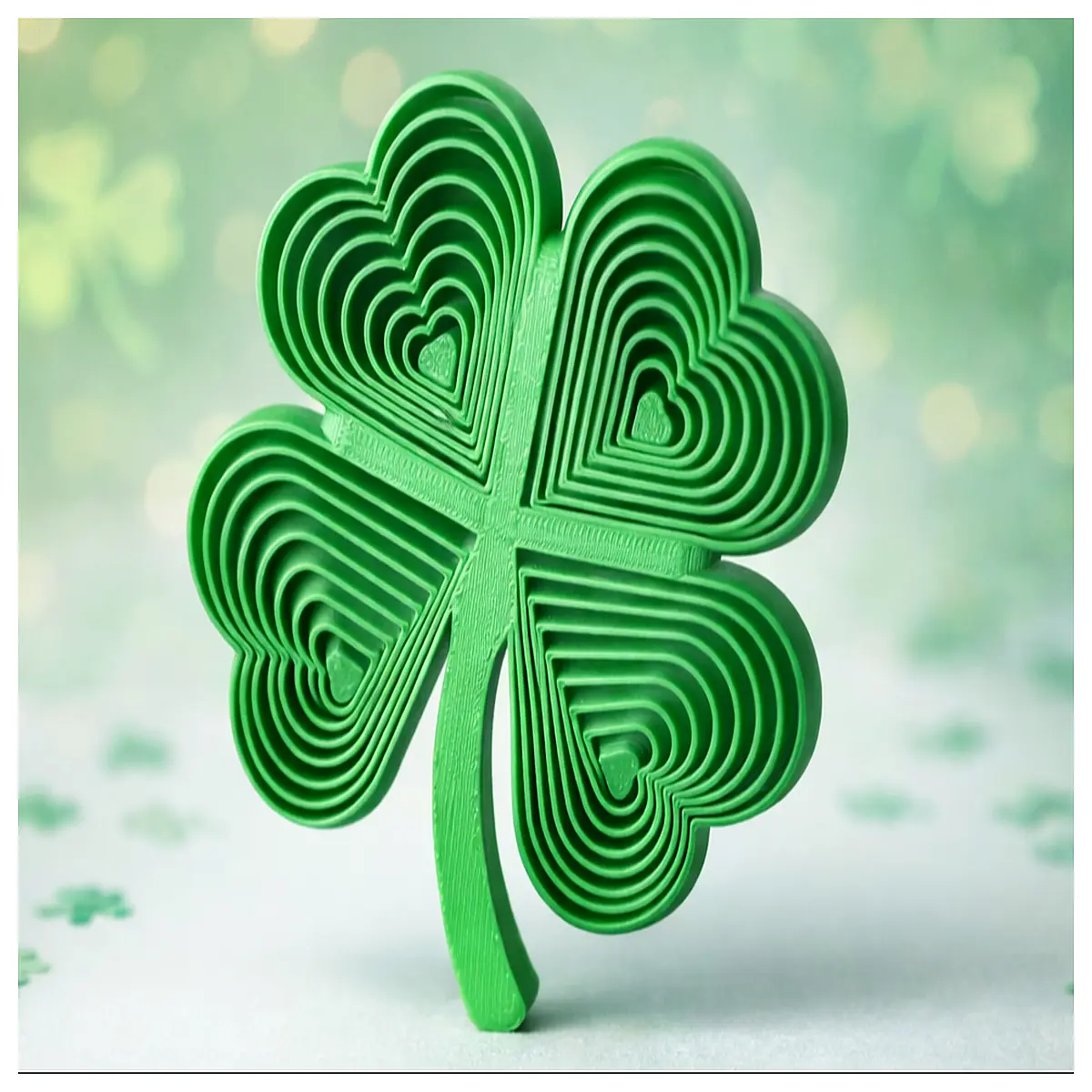 Four Leaf Layered Fidget Toy St Patrick s Day Stress Ball Anxiety Relief Relax Puzzle Fun Kids Adults