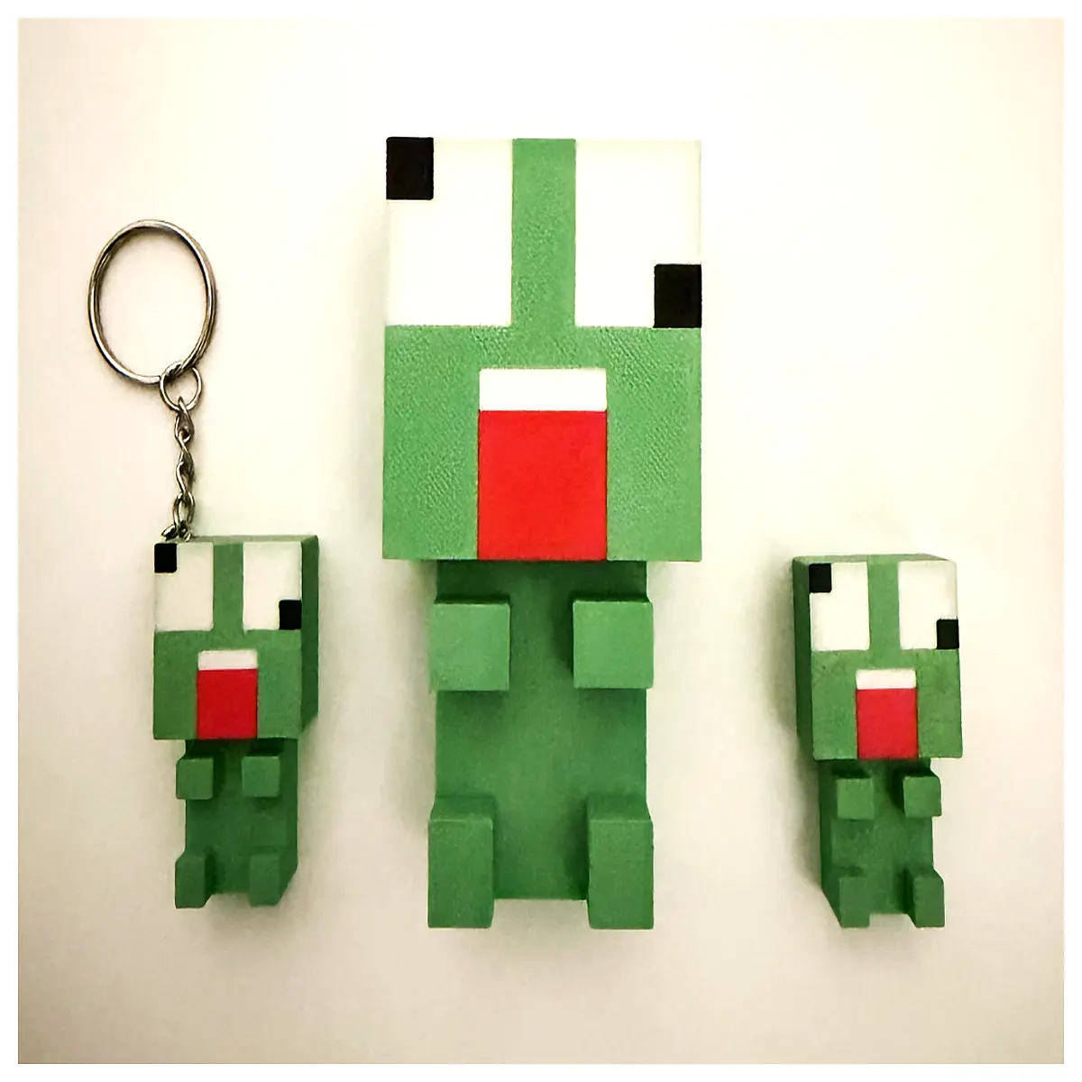Brick Keychains Mini Large Cute Cartoon Decoration Pet Gift Keychain Accessories Style