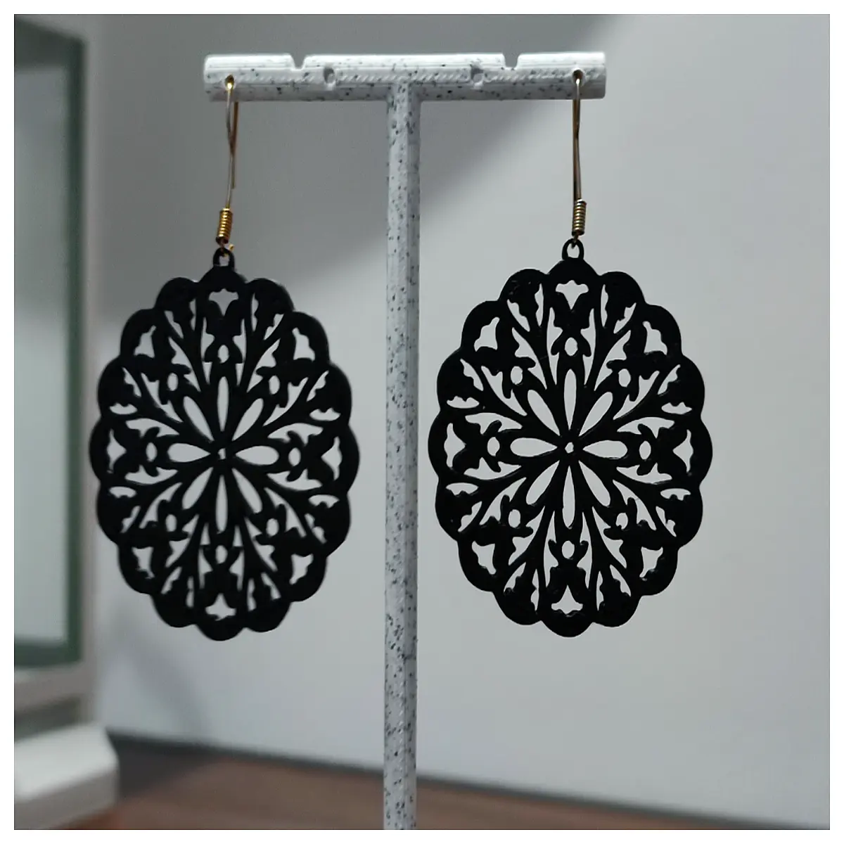 Lace Earrings Women s Style Romantic Elegant Decoration Accessories Lace Earrings Girlfriend Best Friend
