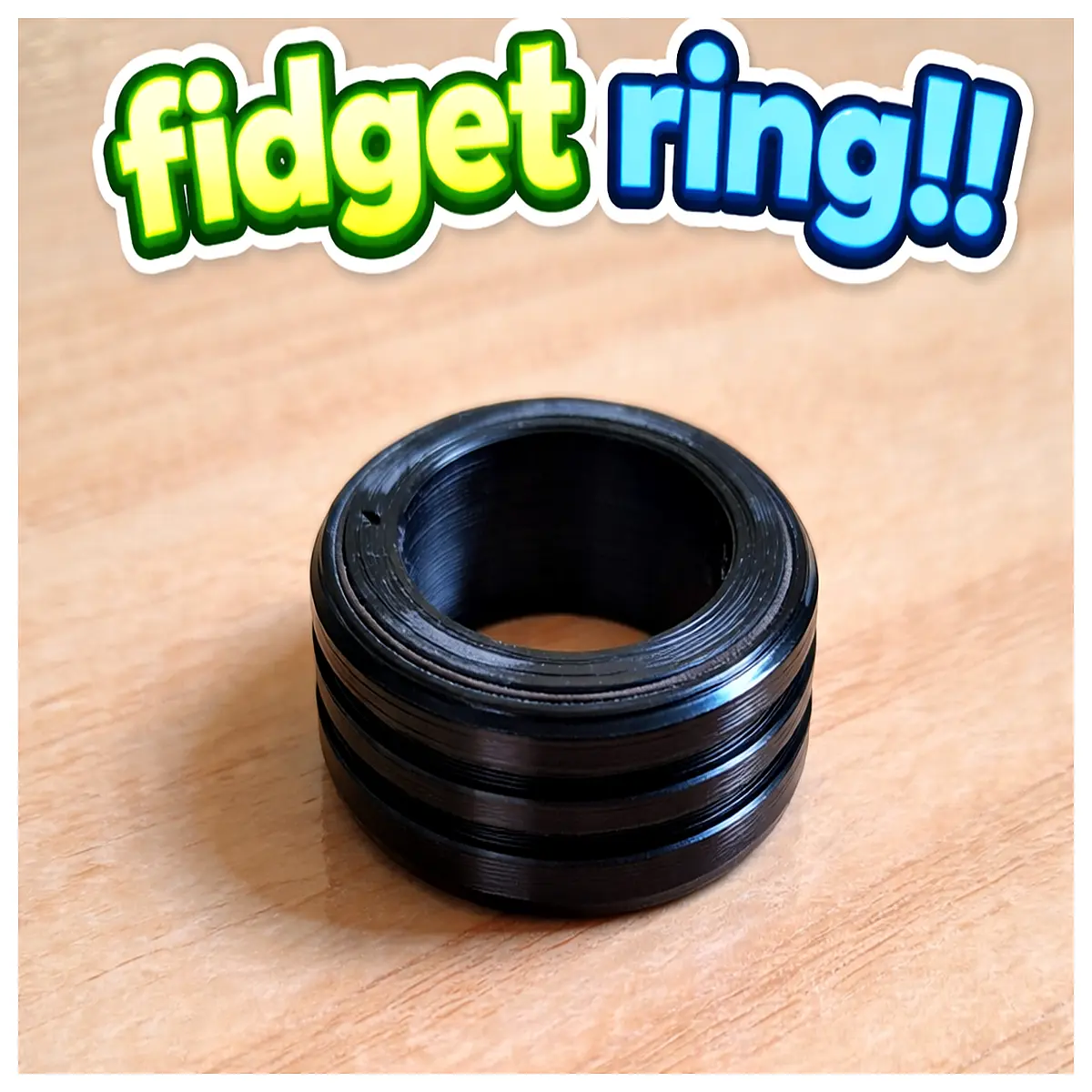 fidget ring for anxiety relief stress relief jewelry for adults silent spinning ring anti stress finger toy sensory tool for and calm