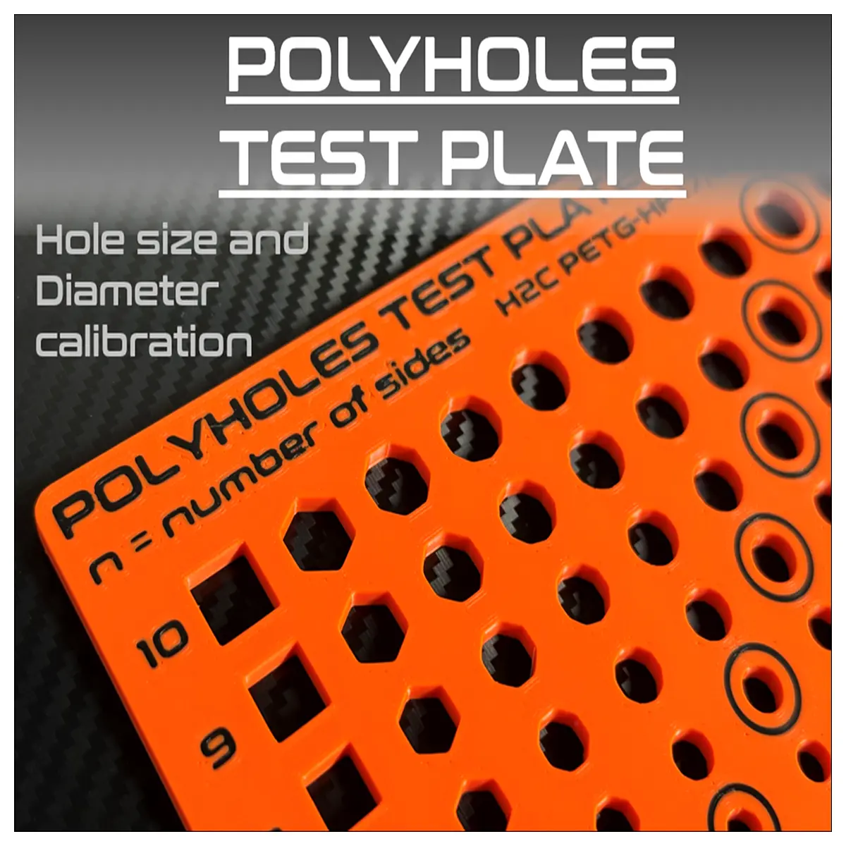 PolyHoles Test Board Calibration Tool Hole Measurement Gauge Precision Calibration Drilling Inspection Electronics Repair Parts