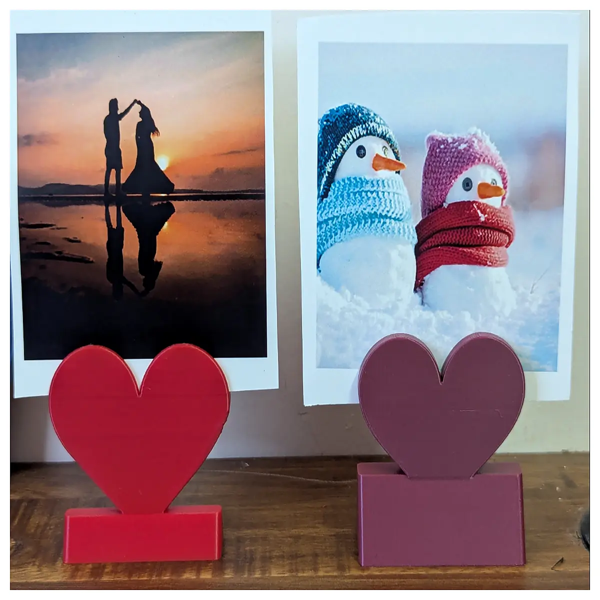 shaped instant photo holder for instax mini gifts for her romantic valentines day decor