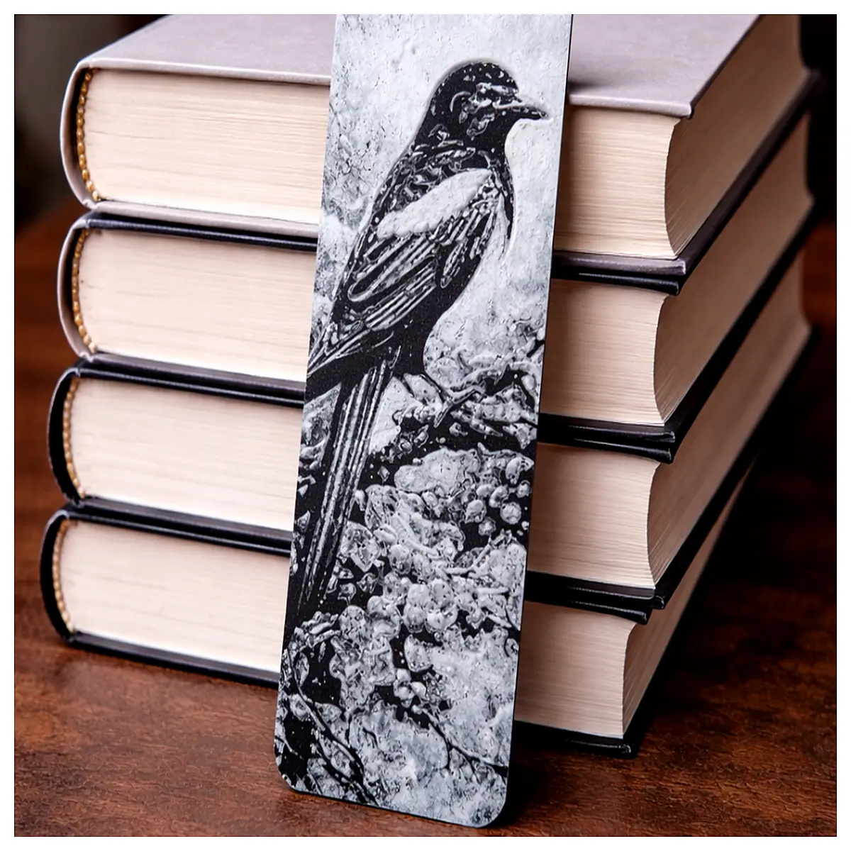 Magpie Bookmark Creative Bookmark Calligraphy Bookmark Student Gift Memorial Gift Paper Bookmark Decoration Paper Tag