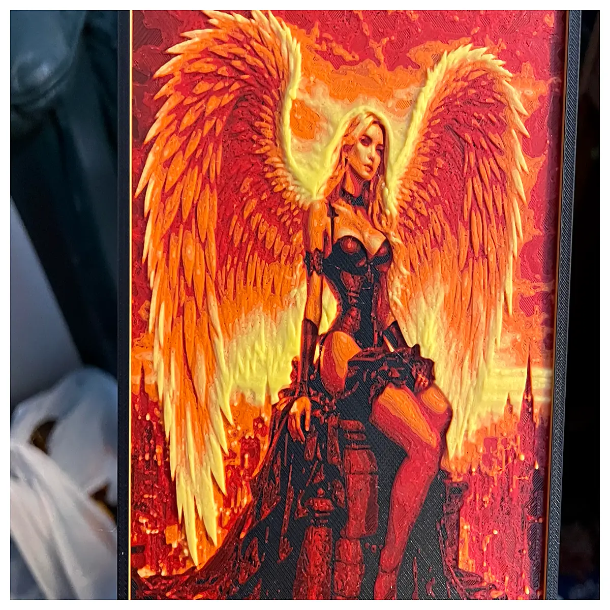 sunset angel night for bedroom romantic mood with remote control warm glow decor for nursery and home