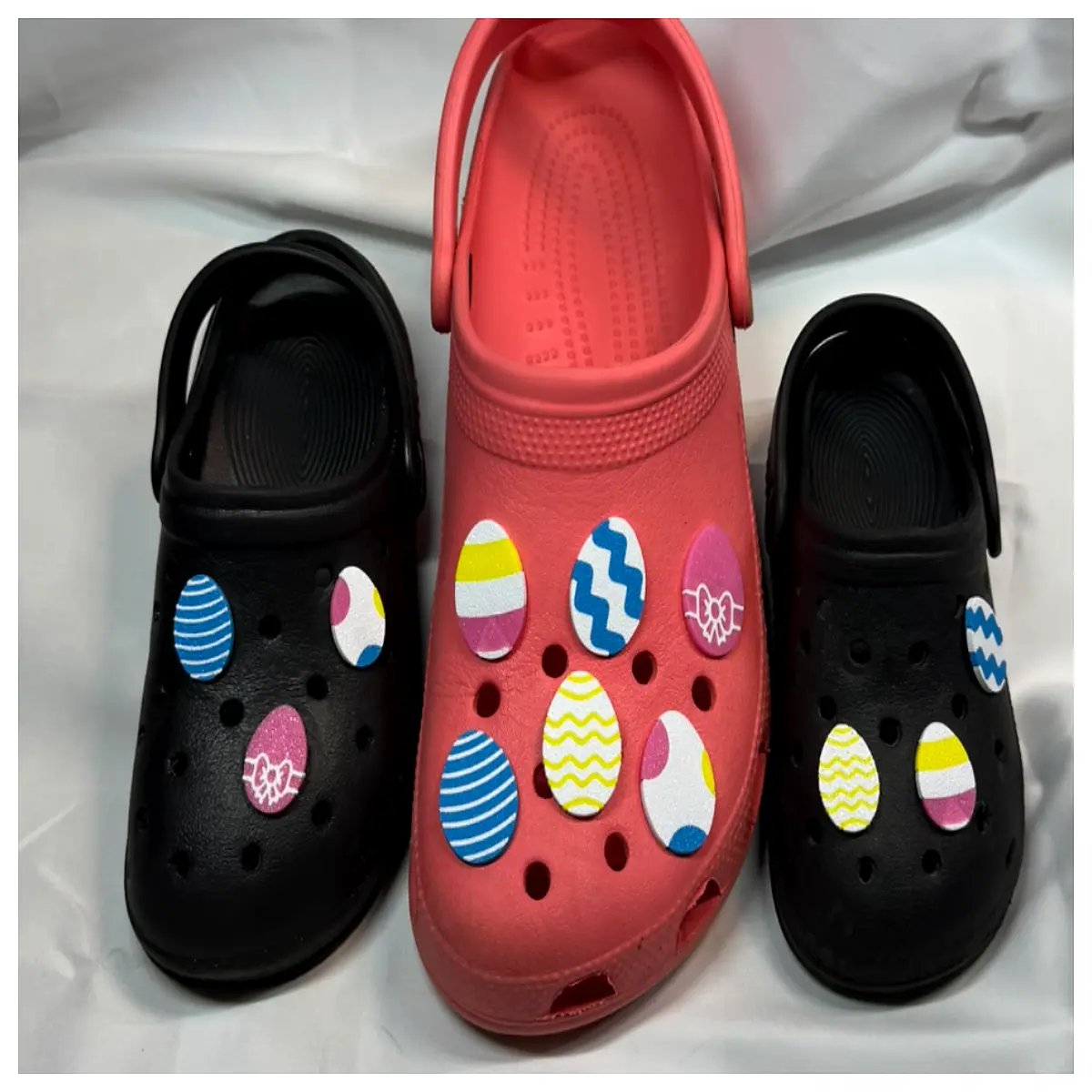 Easter Egg Shoe Charms Decoration Adult Child Easter Shoe Accessories Festive Gift Shoe Embellishments Easter Shoe Ties