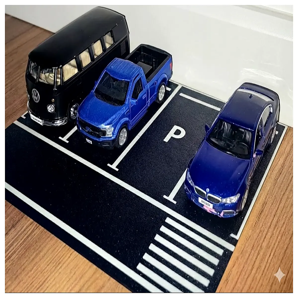 Model Car 136 132 4 Slot Parking Lot Model Toy Track Car Assembly Accessories Simulation City Traffic Toys