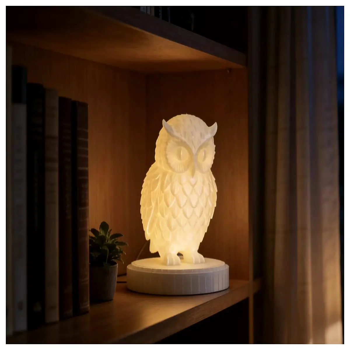 Owl Night Decorative Toy Bedroom Children s Room Creative Ornament Study Owl Decoration