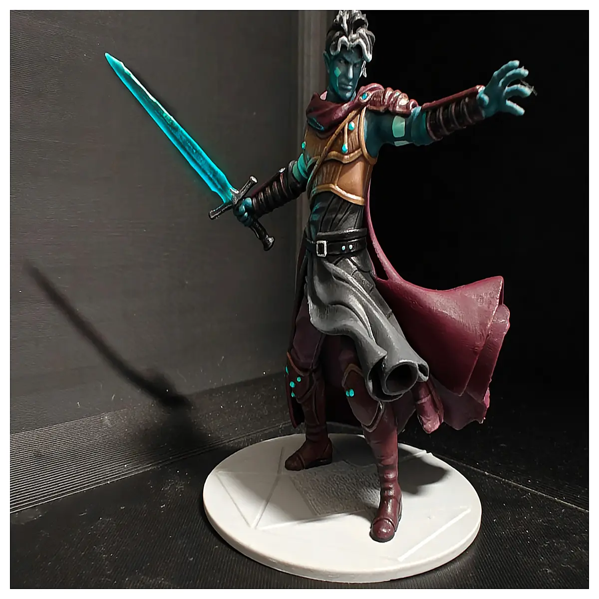 Fjord Mighty Nein 100mm Miniature Model RPG Figures Tabletop Gaming Tactical Models Character Accessories Scale Models