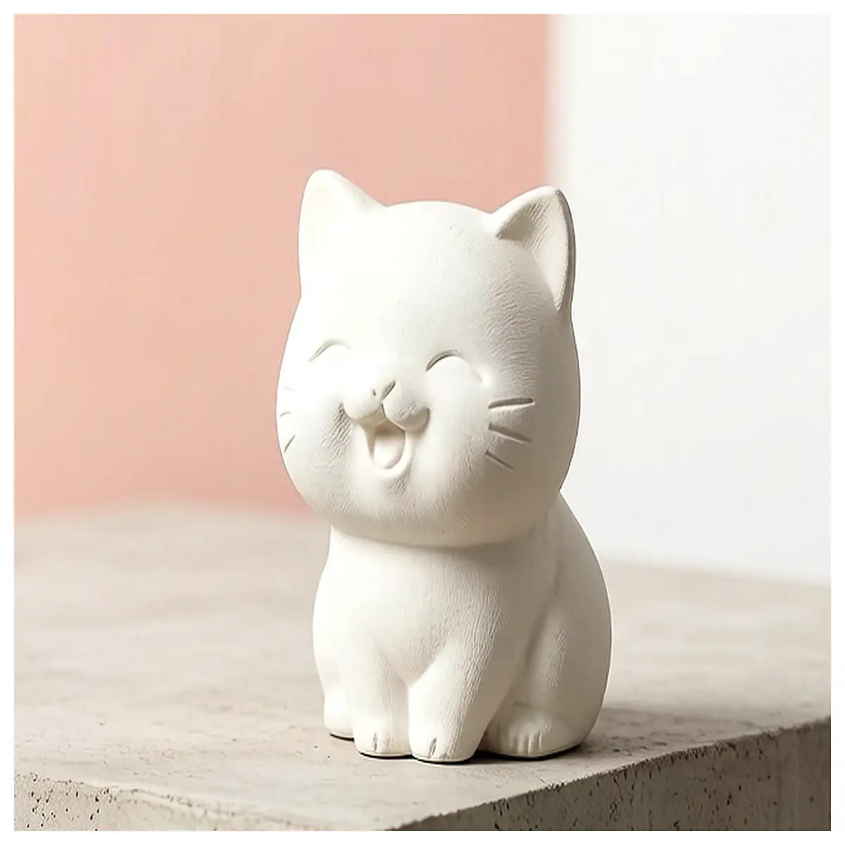 Cat Statue No 24 Tail Wing Star Miniature Cat Figurine Pet Toy Cute Cat Model Collectible Tail Wing Star Playset