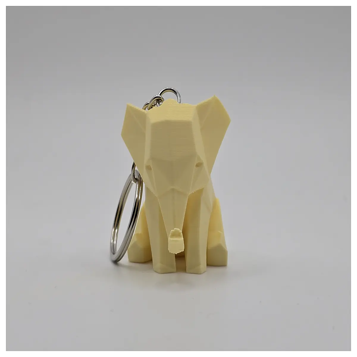 Origami Elephant Keychain Creative Paper Model Mini Decoration Desktop Figurine Gift Origami Enthusiast