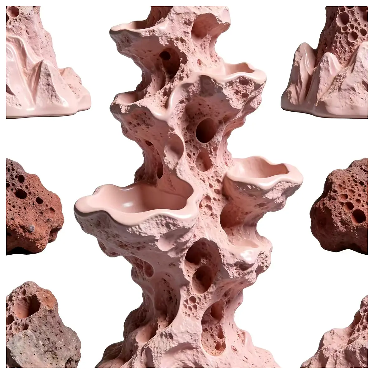 Aquarium Mountain Model Volcanic Rock Decoration Aquarium Landscape Accessories Fish Tank Water Feature Create a Dream Aquarium
