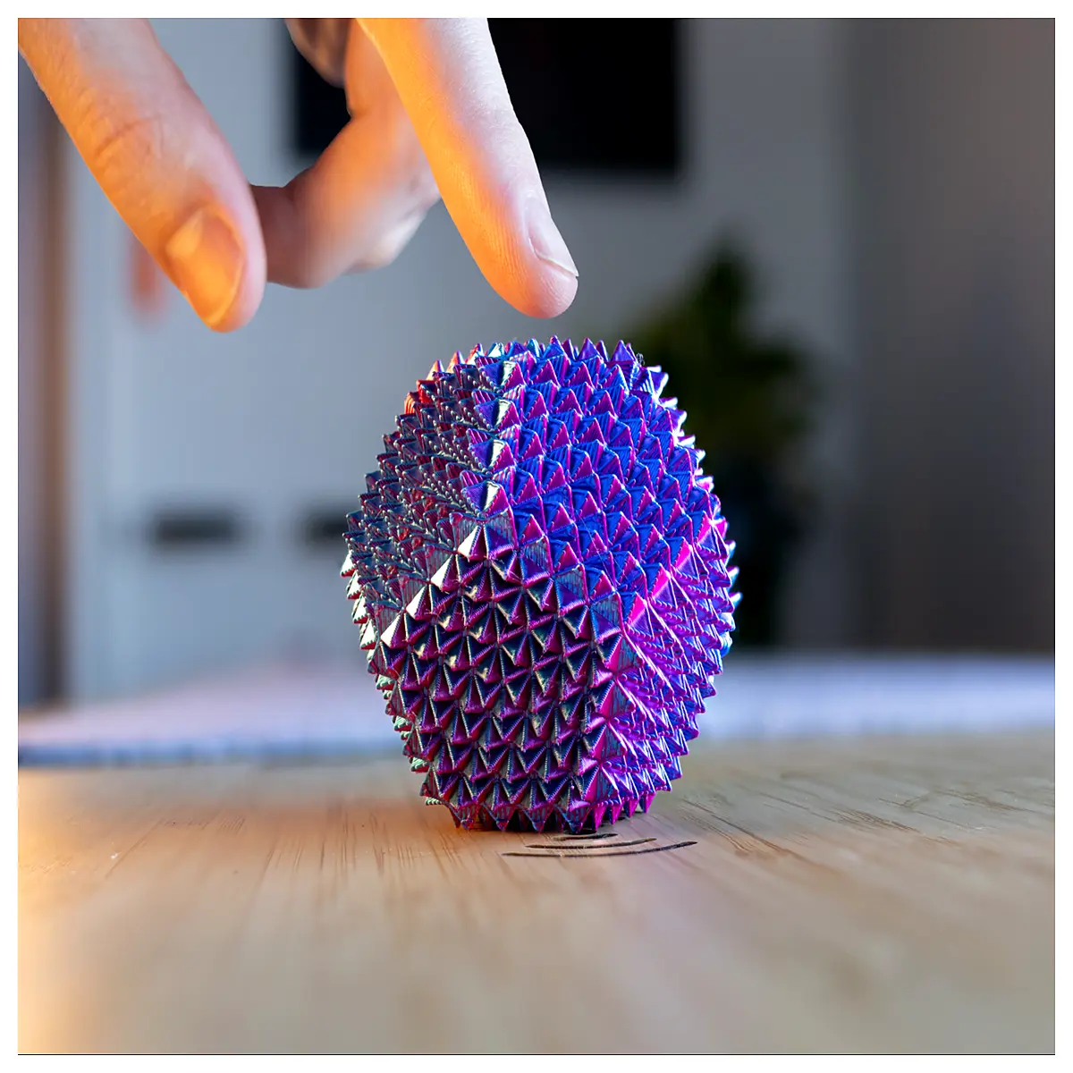 Sensory Dodecagon Stress Ball Jagged Anxiety Relief Toy Tactile Puzzle Fun Sensory Stimulation