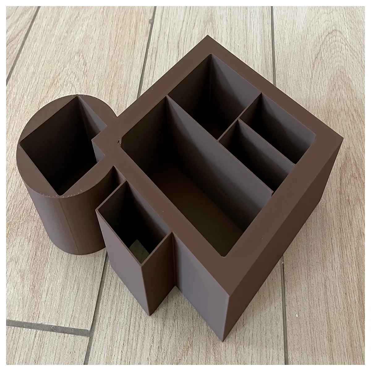Desktop Multi Compartment Organizer Storage Box Desk Organizer Multi Purpose Desk Storage Solution Declutter Your Workspace