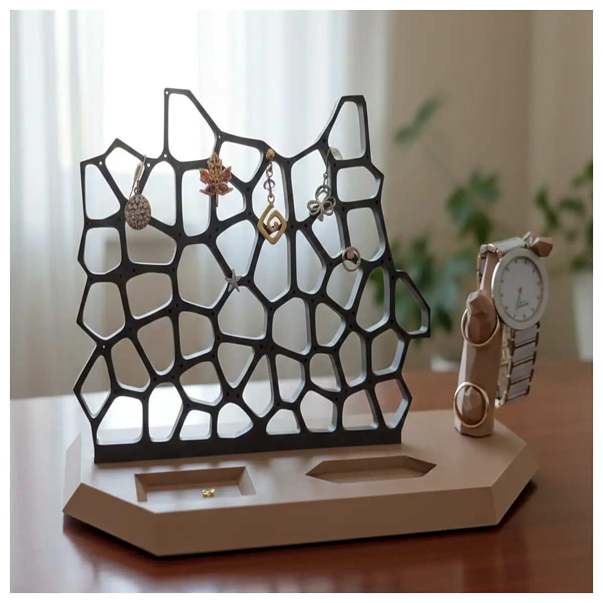 Jewelry Display Stand Necklace Watch Bracelet Organizer Modern Simple Jewelry Box Storage Rack
