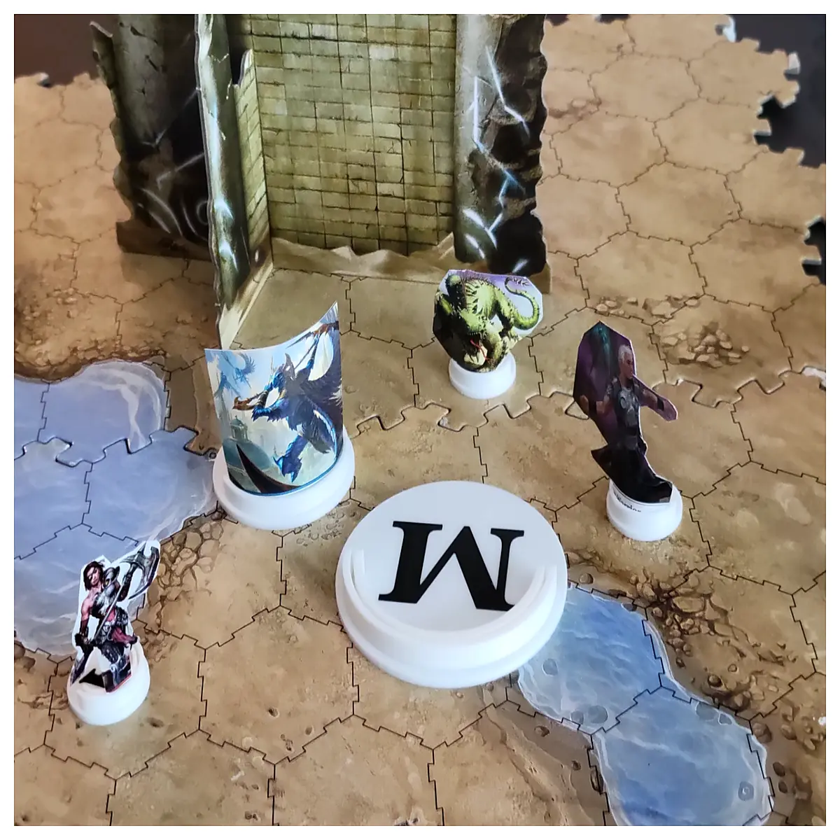 Dungeons Dragons Mini Terrain Base Set Tabletop RPG Accessories Tactical Map Gaming Mat DnD Miniatures