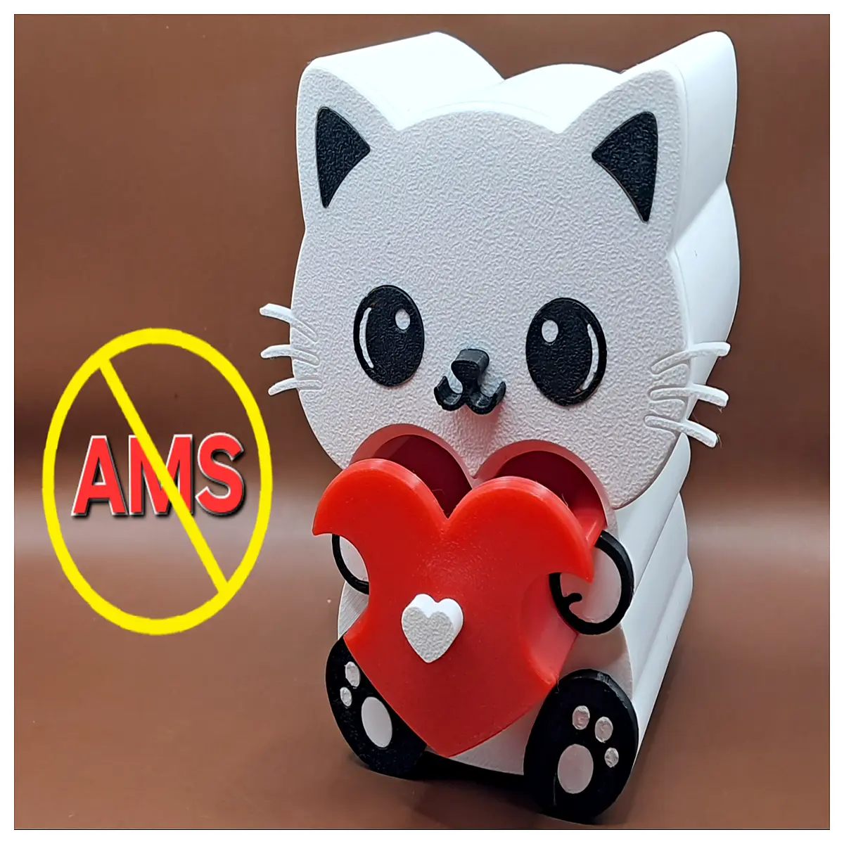 Cute Cat Toy with Hidden Drawer Adorable Kitten Toy Box Kids Puzzle Game Cognitive Learning Toy Cat Gift