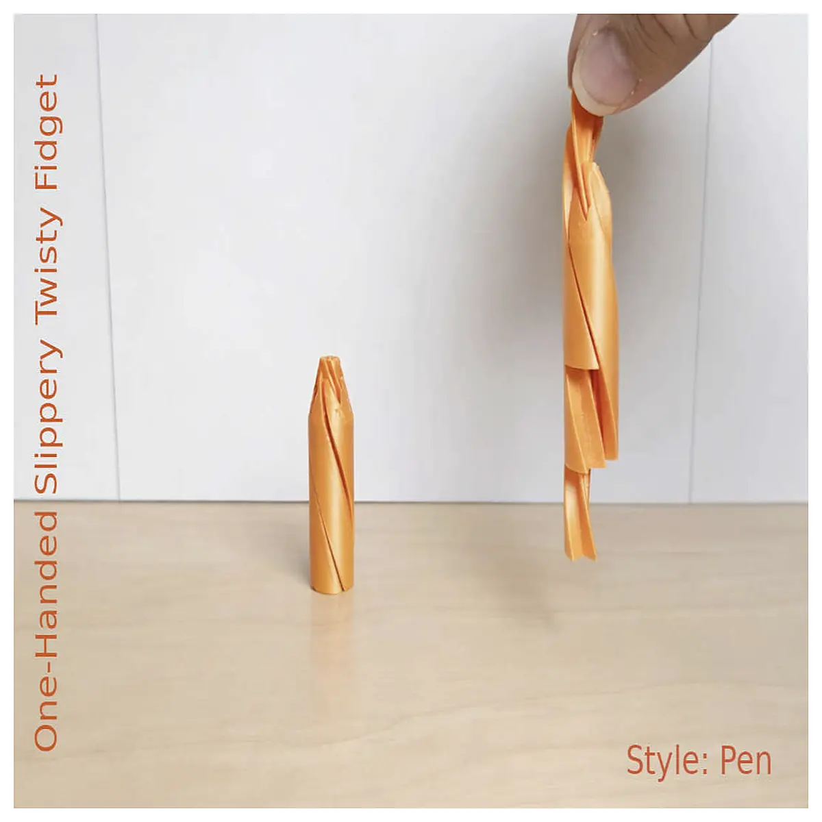 Single Hand Slider Twist Fidget Pen Stress Relief Tool Calming Anxiety Relief Desk Toy Wobble Pen