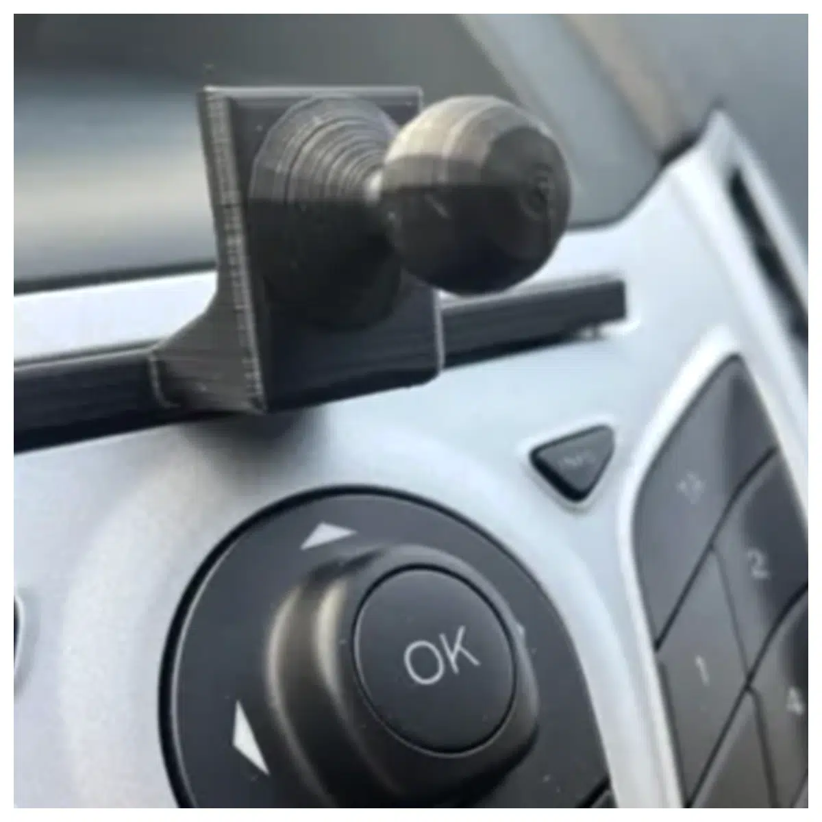 Fiesta Mobile Phone Holder CD Player Car Mount Holder Adjustable Angle Compatibility Universal