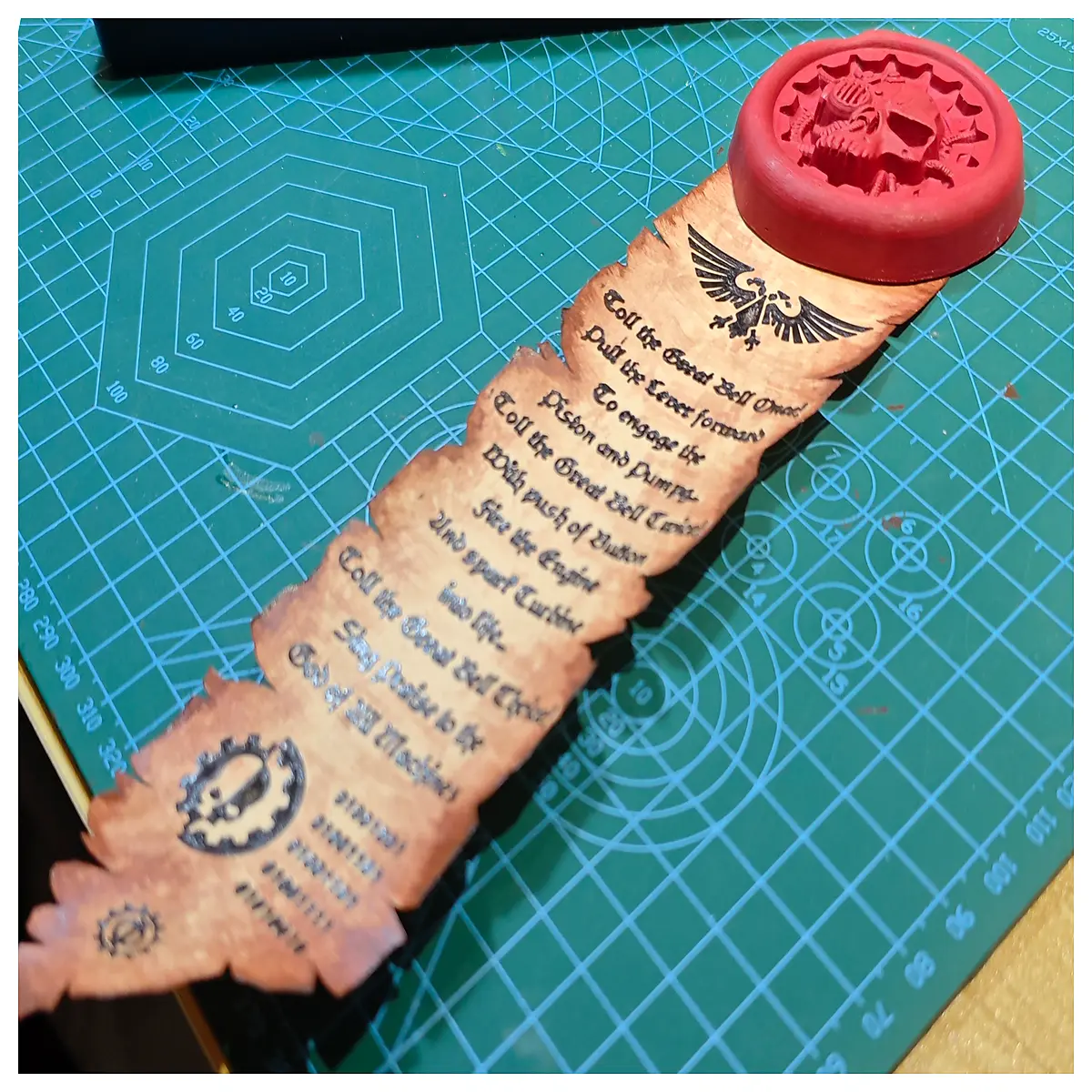 Pure Mark Mechanical Cult Prayer Ritual Offerings Religious Decoration Prayer Amulet Cult Symbol