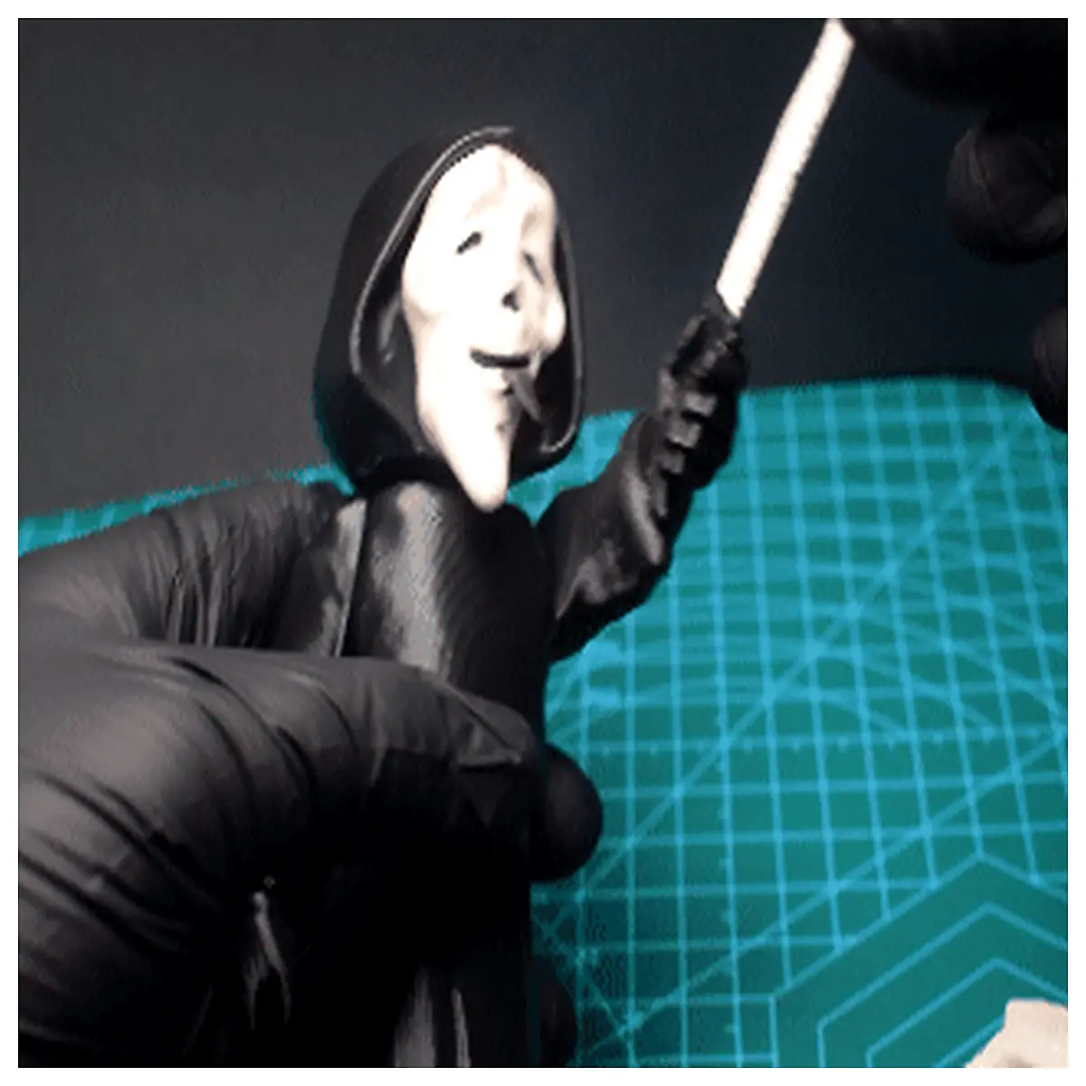 Ghost Face Q Version Model Toy Scream Movie Merchandise Articulated Joint Collectible