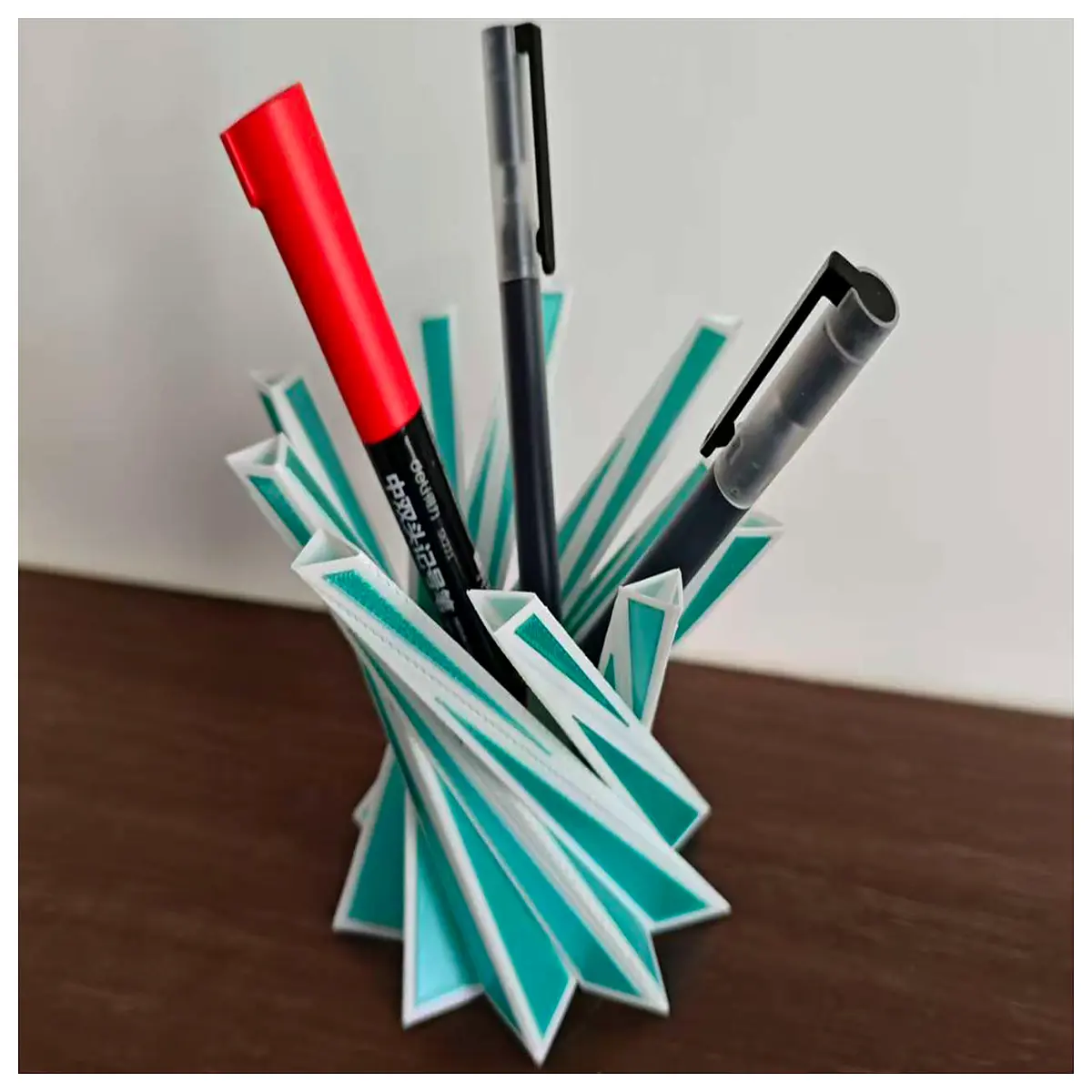 3D Printed Paper Art Spiral Pencil Holder Creative Desk Organizer Paper Tube Pen Stand Multi Functional Gift Office Study Supplies
