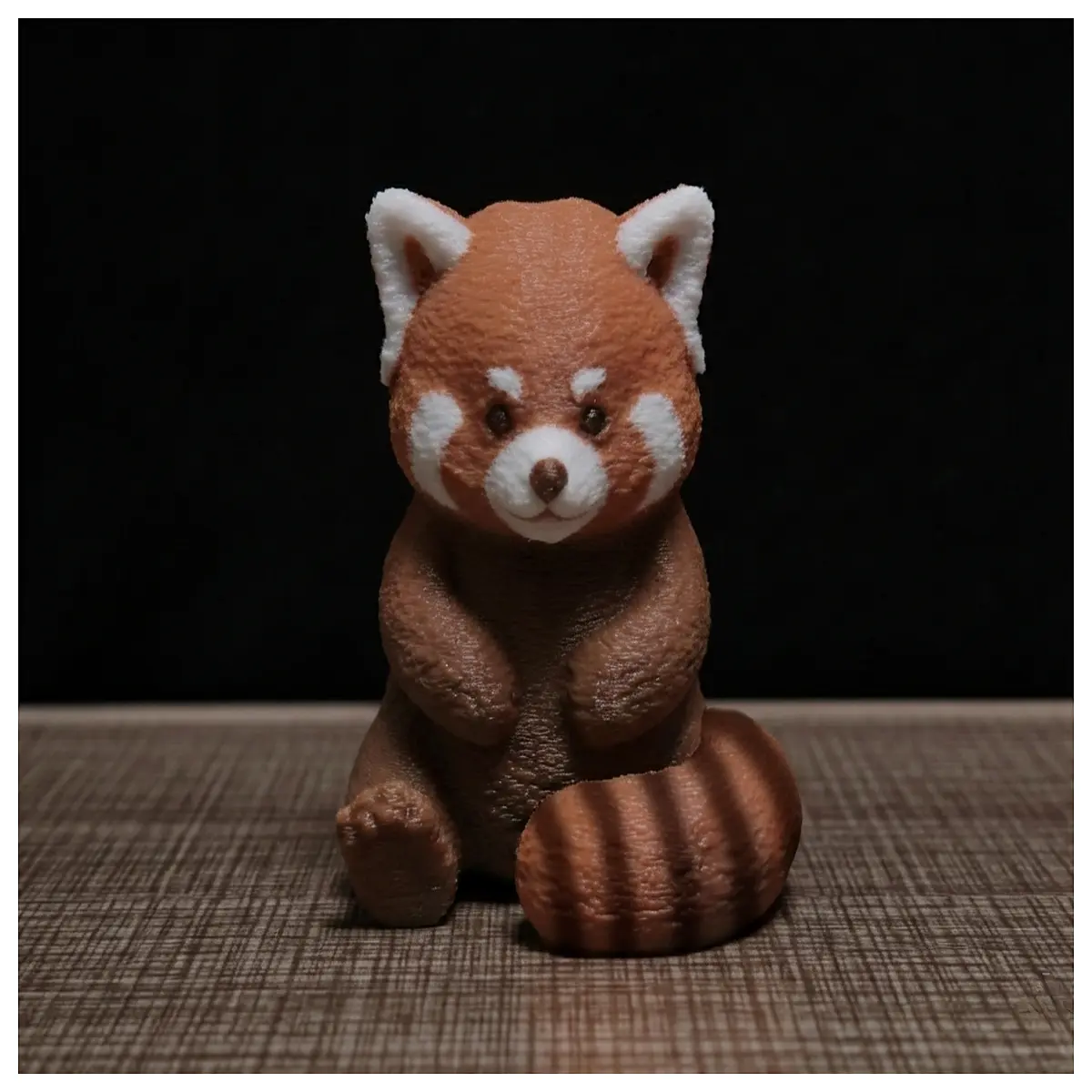 Red Panda Sitting Model Toy Cute Sitting Red Panda Plush for Kids Educational Gift