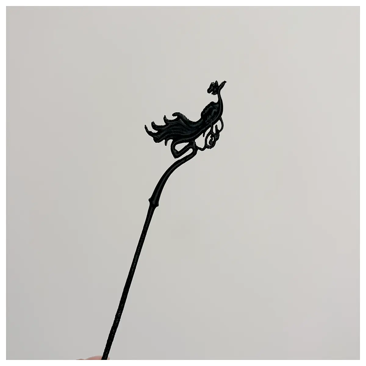 Phoenix Hair Clip Toy Hairpin Mini BJD Accessory 3 4 Scale Drop Dangles Hair Ornament
