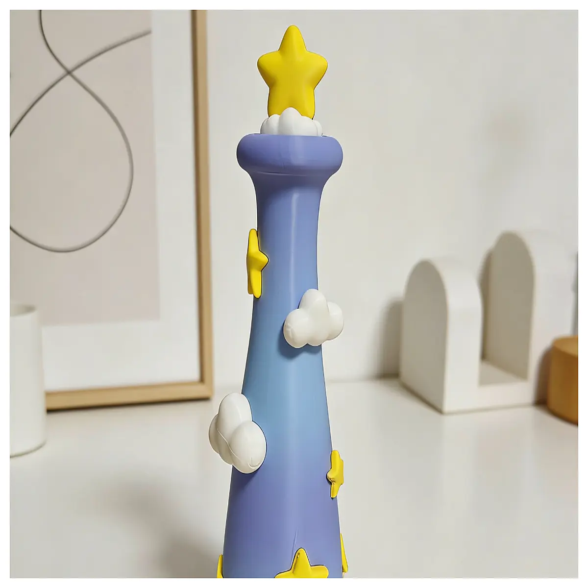 Star Bottle Base Puzzle Pen Holder Star Decoration Desktop Ornament Creative DIY Craft Cute Miniature Figurine