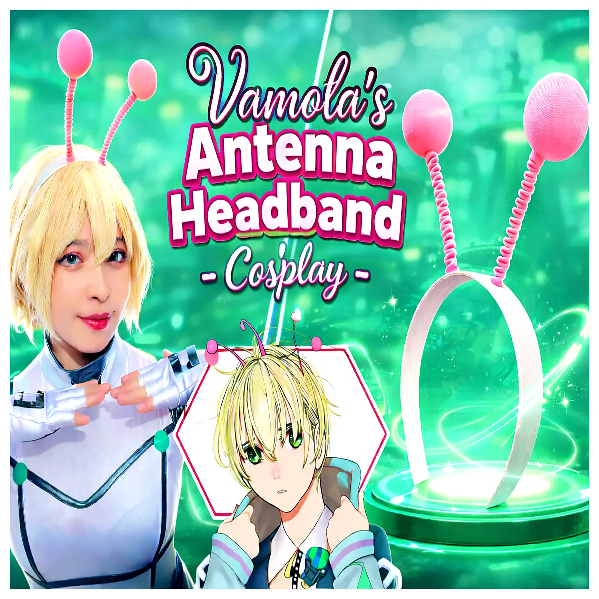 Vamora Tentacle Hairband Cosplay Tentacles Roleplay Anime Accessory Girls Hair Decoration Vamora