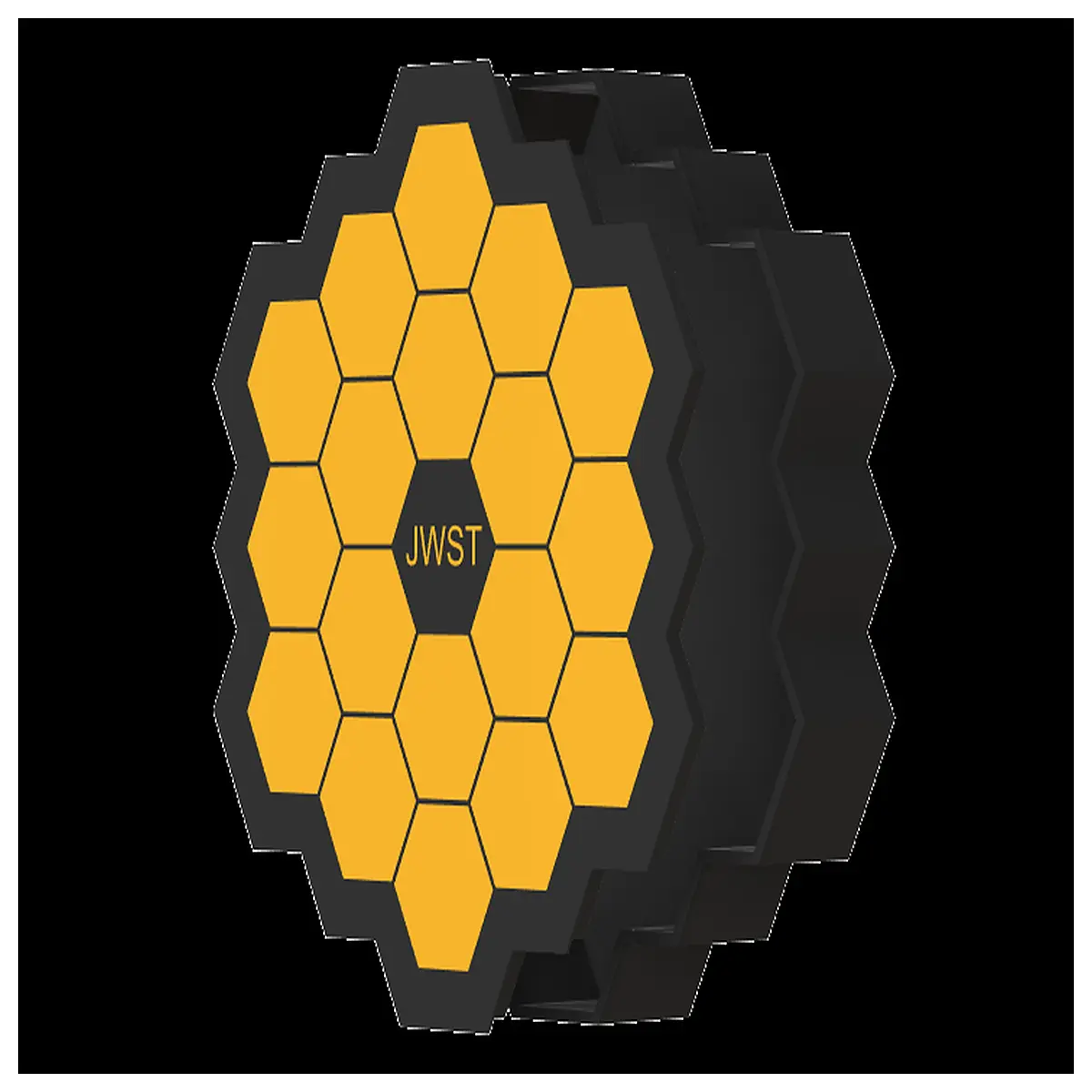 JWST Telescope Poster Decor Space Astronomy Promotion Print Wall Art Display