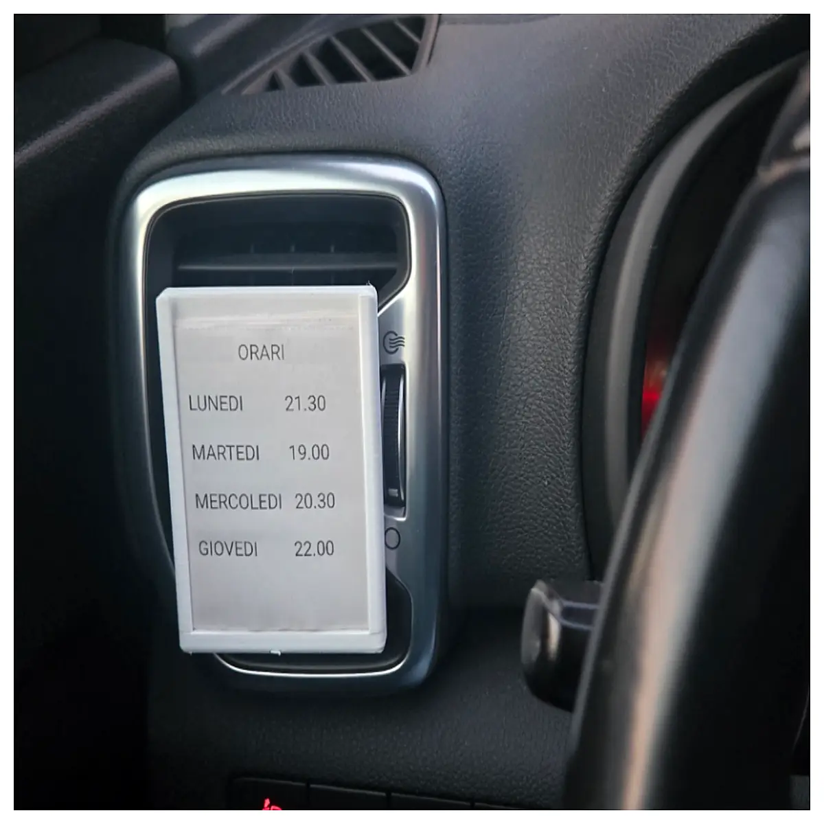 car vent clip memo holder sticky note organizer dashboard mount for notes